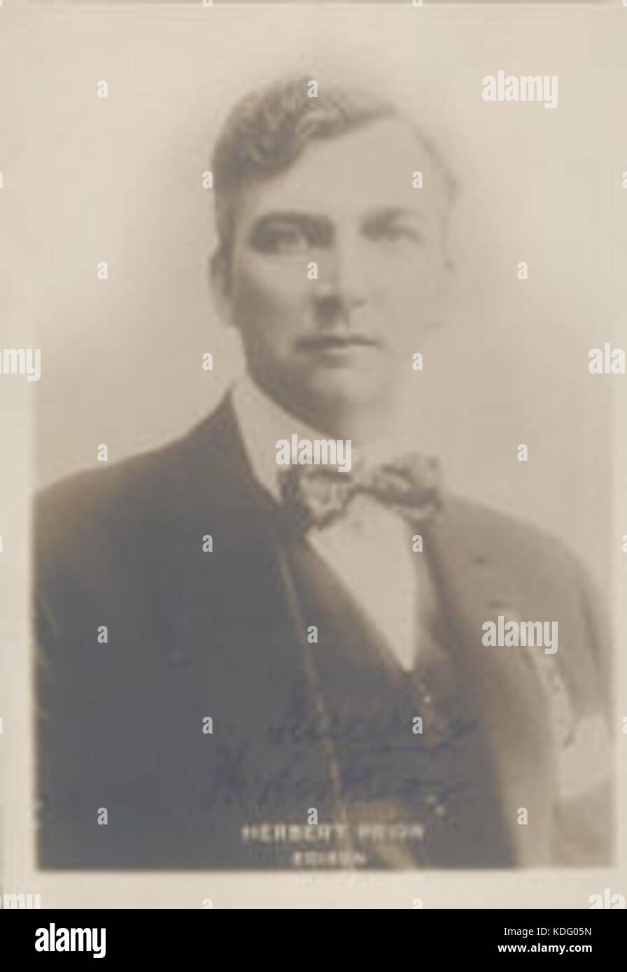 Photo of actor Herbert Prior Stock Photo - Alamy