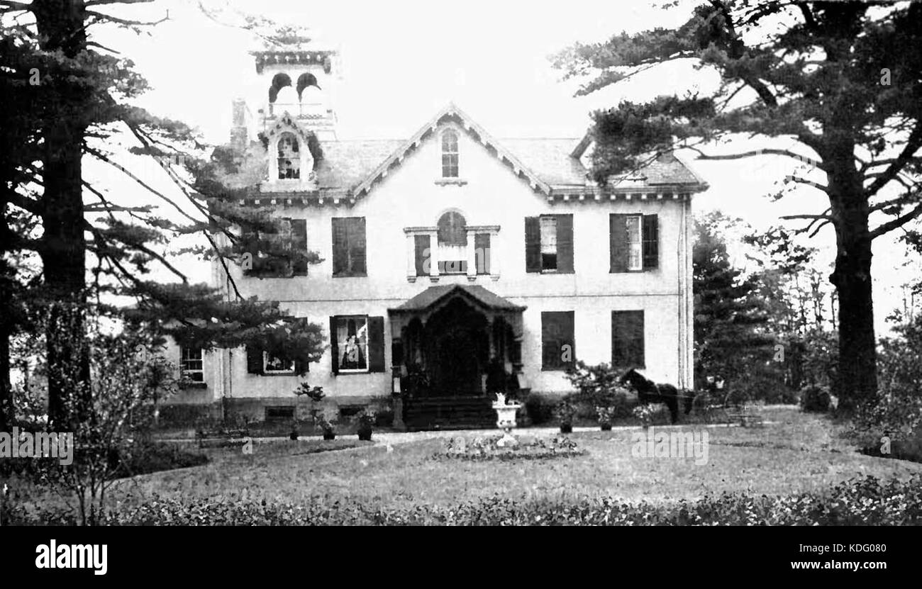 Presidents Martin Van Buren Kinderhook home Stock Photo Alamy