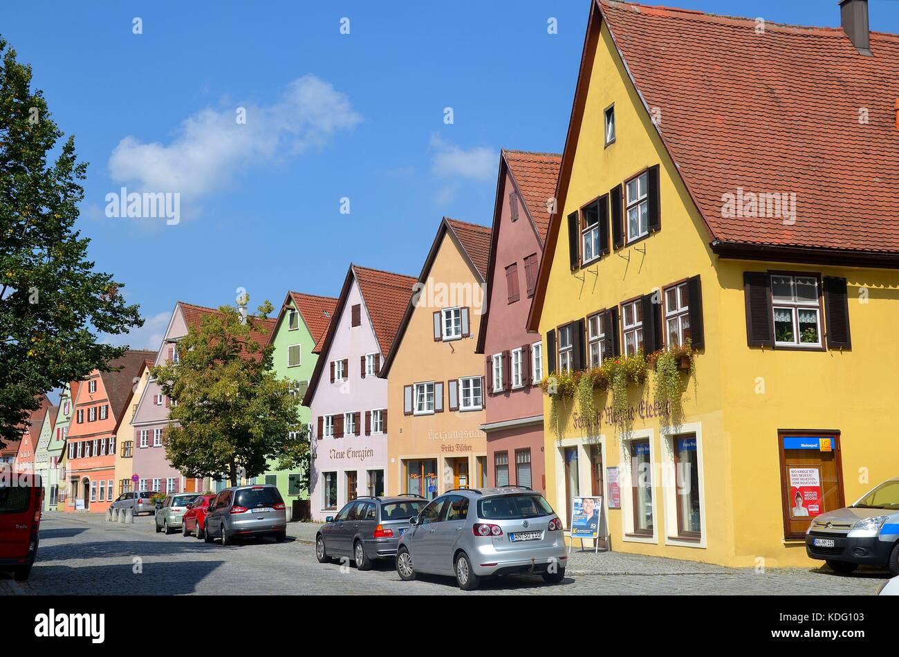 historische Stadt Dinkelsbühl Stock Photo