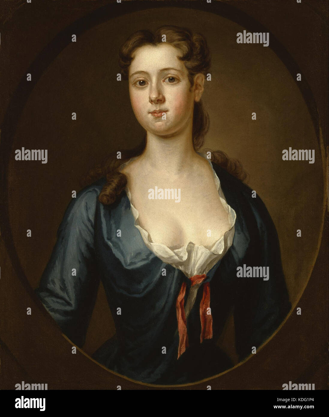 John Smibert Portrait of Mary Pemberton Google Art Project Stock Photo