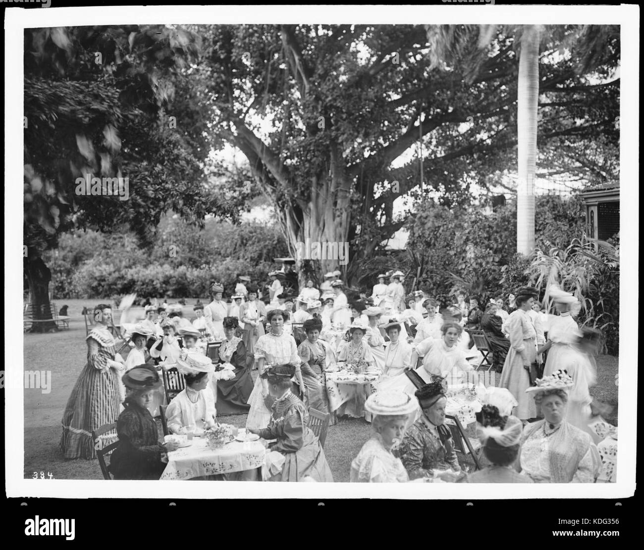 Los Angeles Chamber of Commerce luncheon for ladies at the residence of