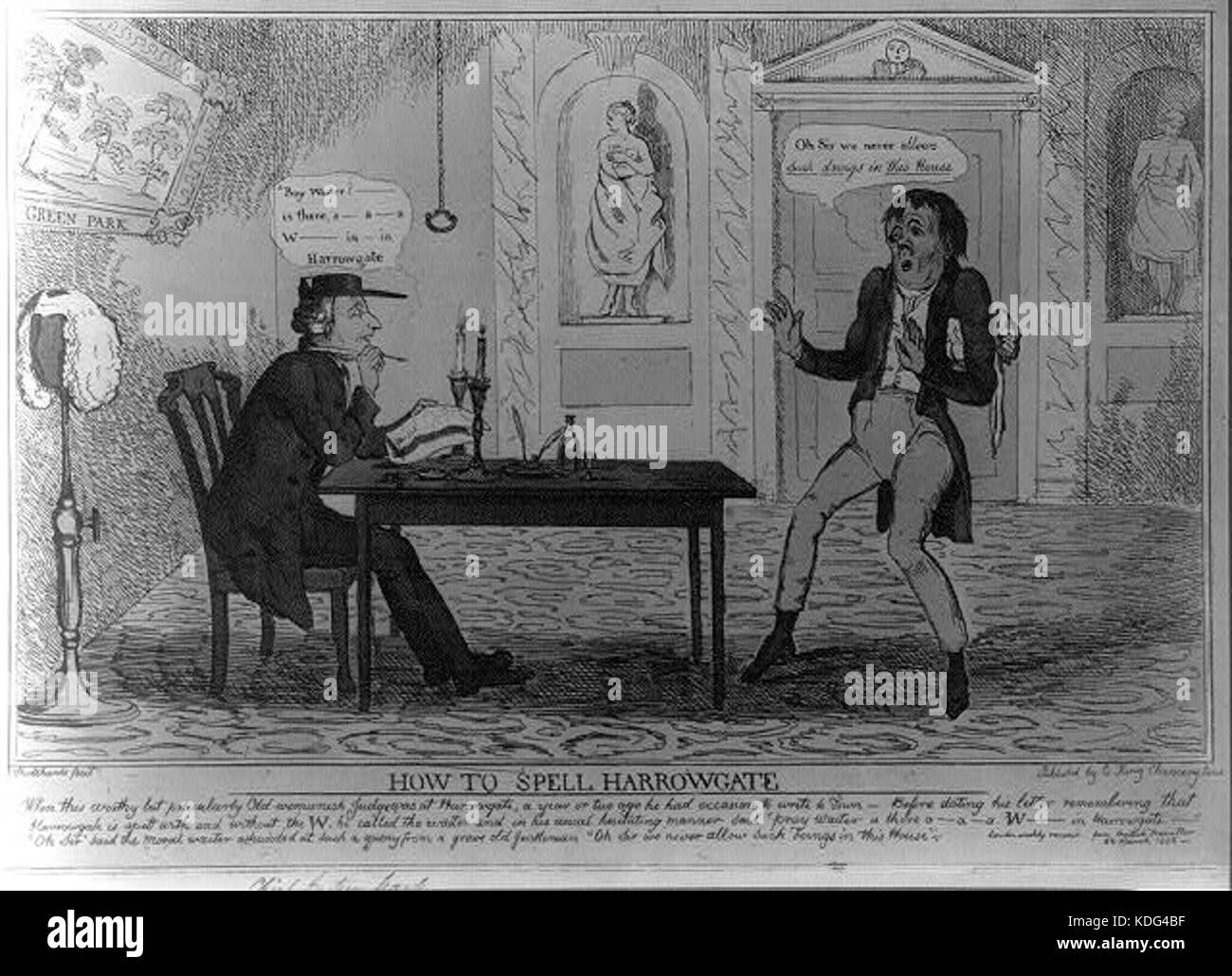 How to spell Harrowgate LCCN2006691079 Stock Photo Alamy