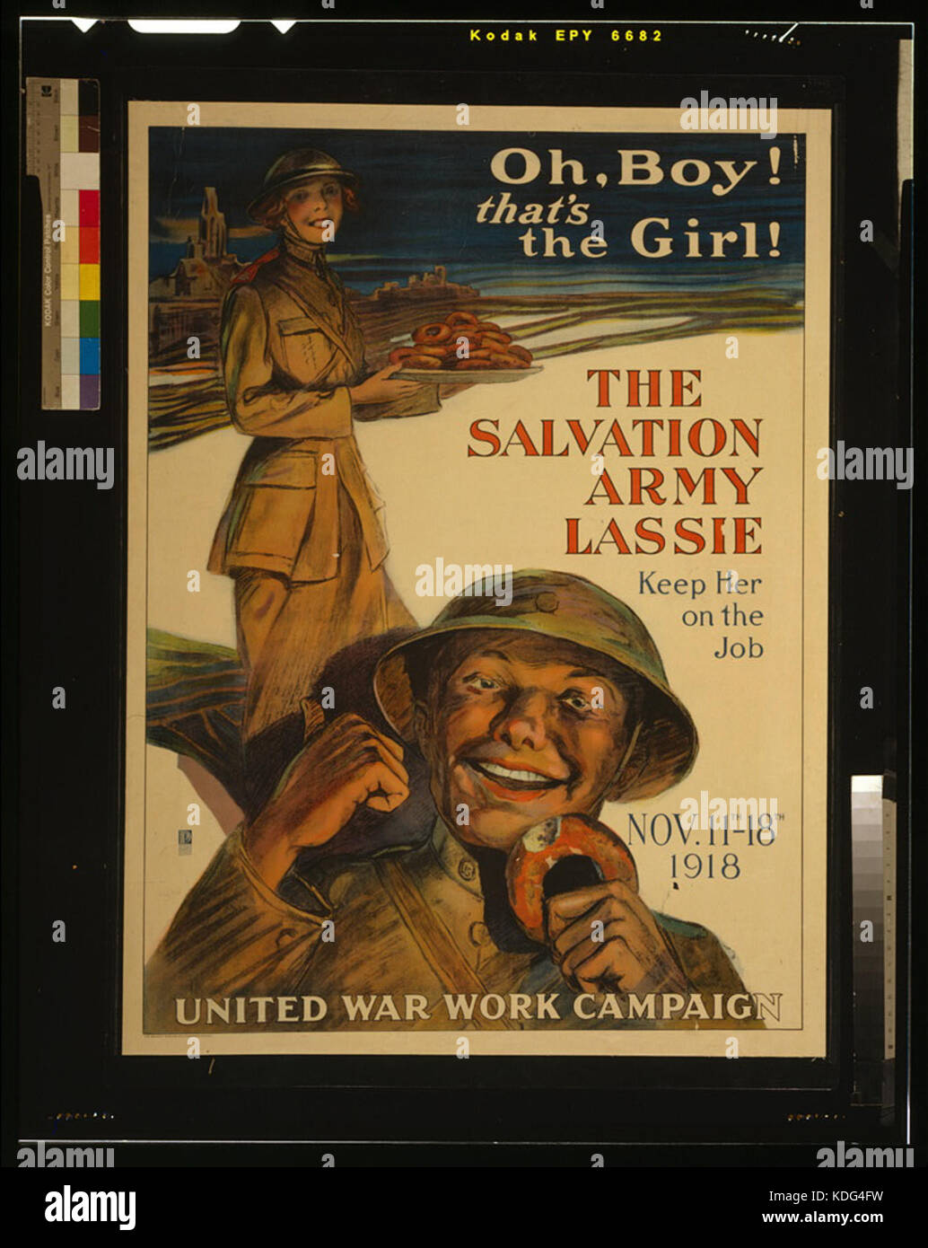 salvation army サルベーションアーミー 看板 ポスター1918年