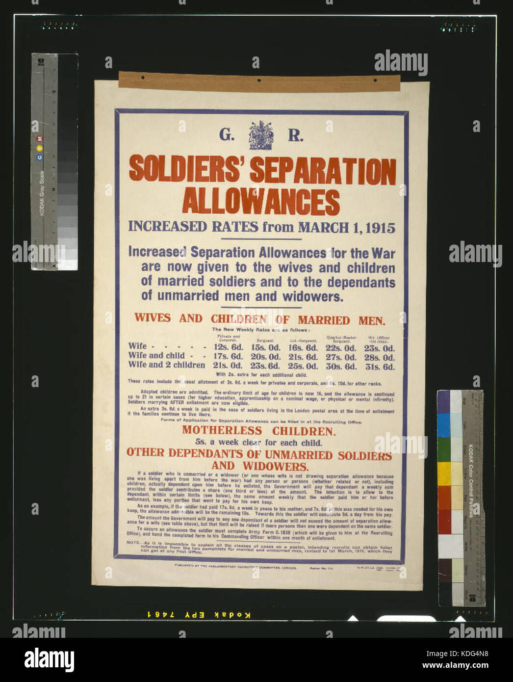 War allowances hi-res stock photography and images - Alamy