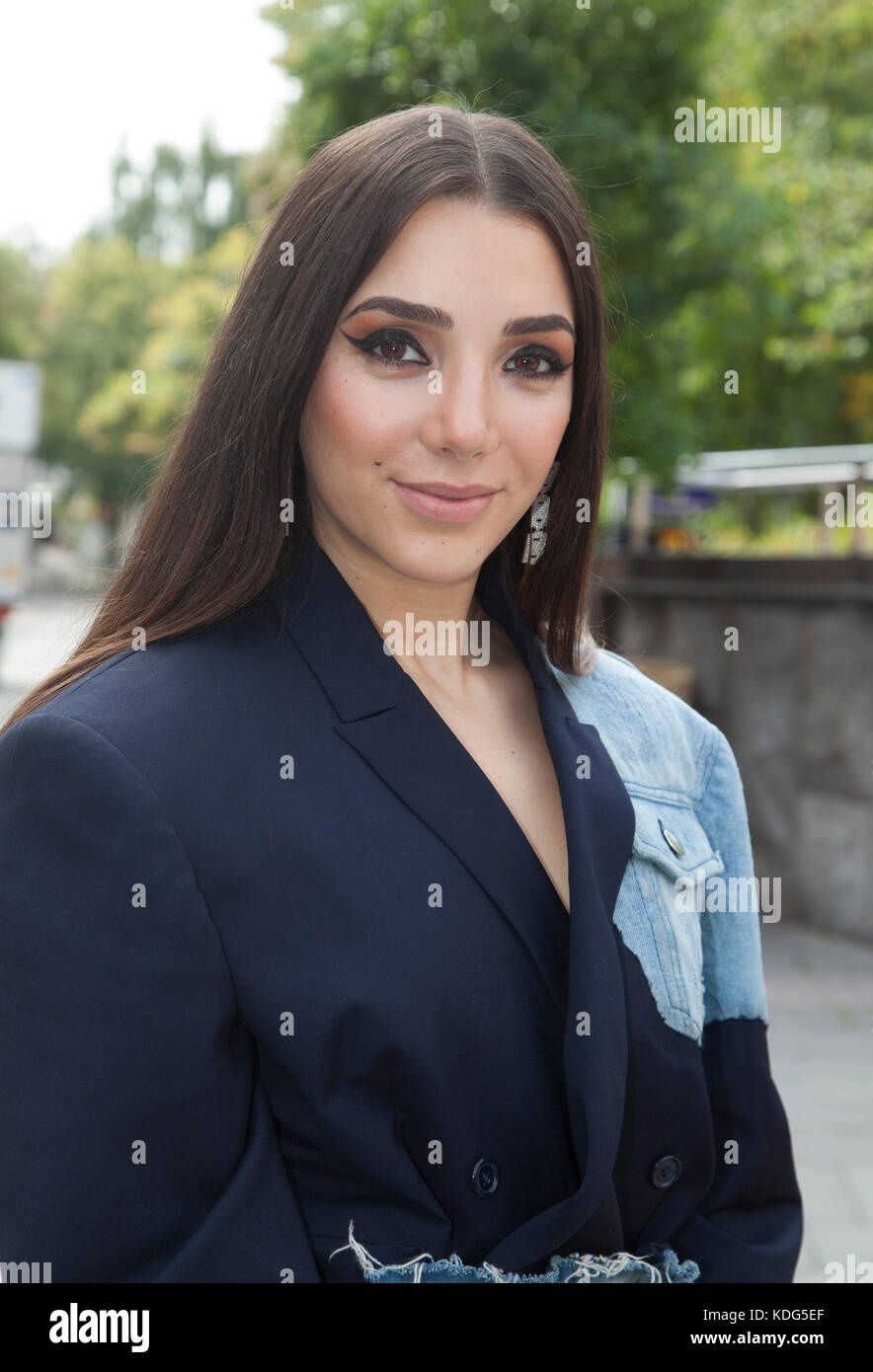 GINA DIRAWI Swedish Television presenter  2017 Stock Photo