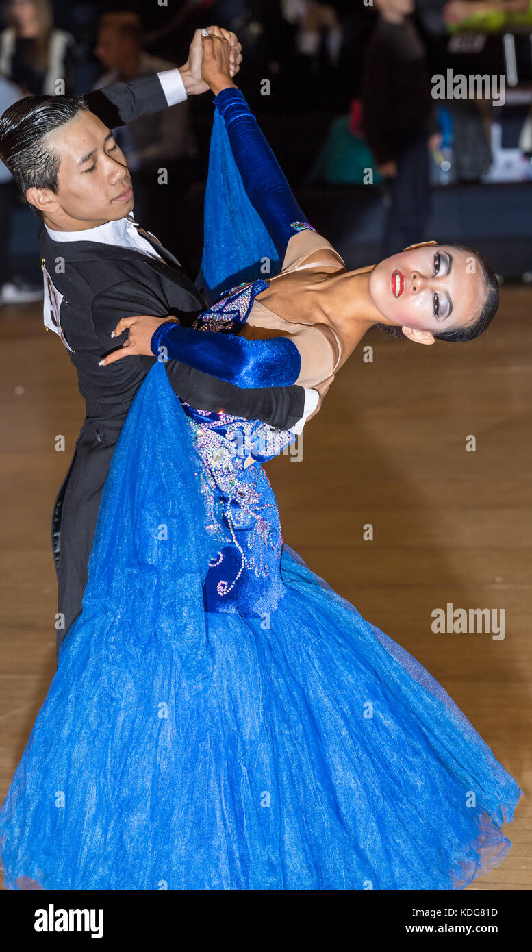 Brentwood, Essex, 11th October 2017 International Ballroom Championships at the International Hall, Brentwood. Stock Photo