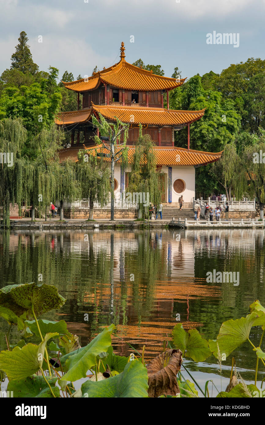 Daguan Pavilion in Daguan Park, Kunming, Yunnan, China Stock Photo