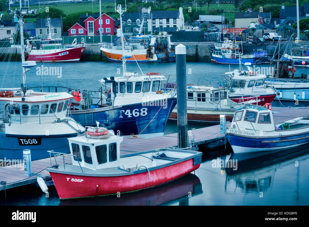 Fishing boats in Dingle Harbor, County Kerry, Ireland Stock Photo Alamy