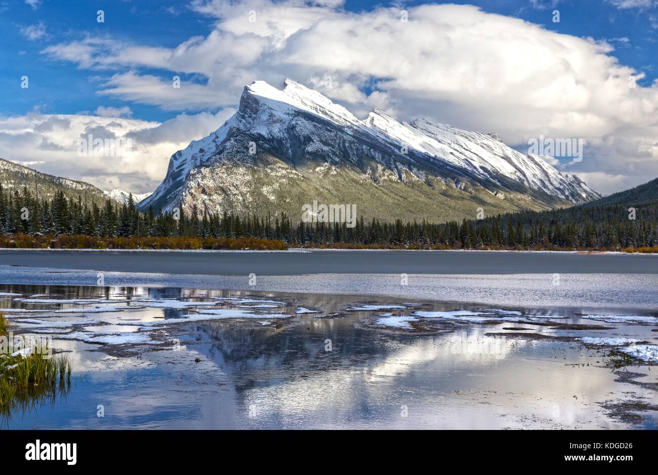This is Kamajokk in summer. Still full of water melting from the snow of  the mountaintops nearby in the national parks Stock Photo - Alamy