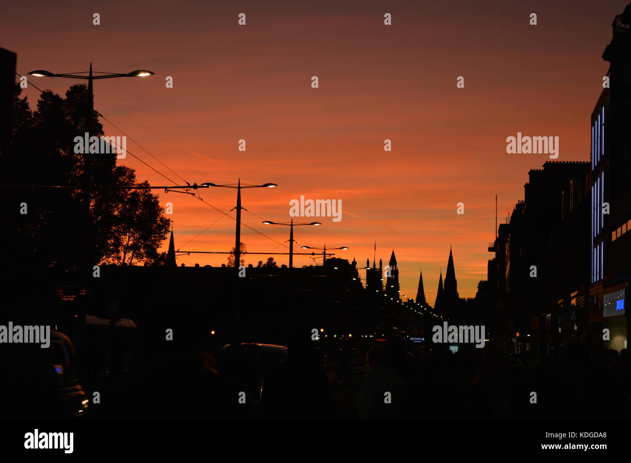 Evening finds you alone Stock Photo