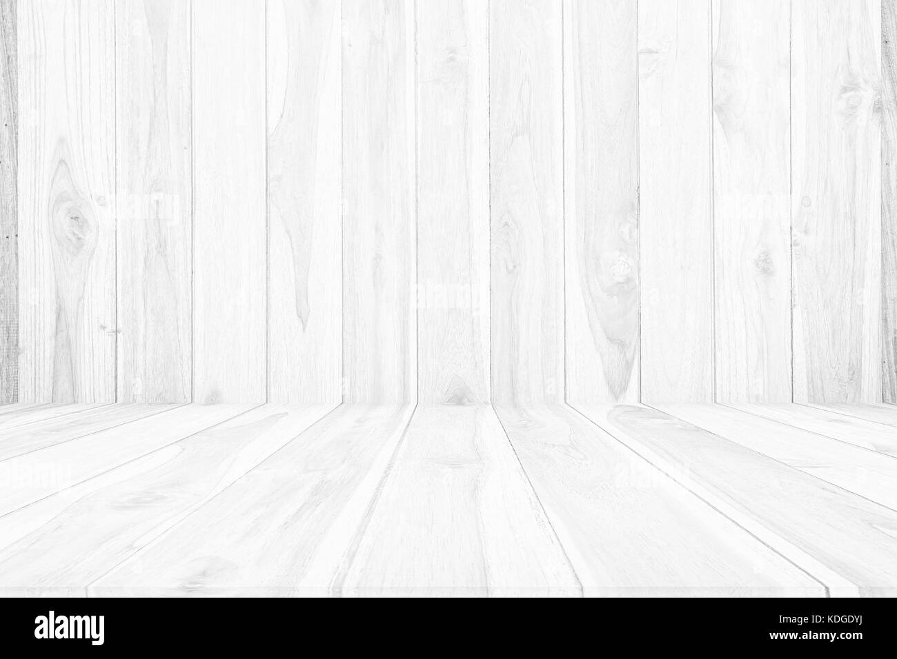 Wood background,White wood floor agent wood wall for design Stock Photo