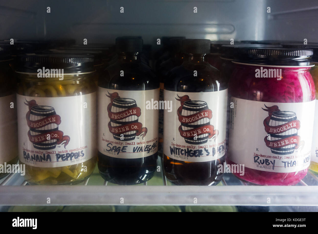 Brooklyn Brine pickles company NYC Stock Photo Alamy