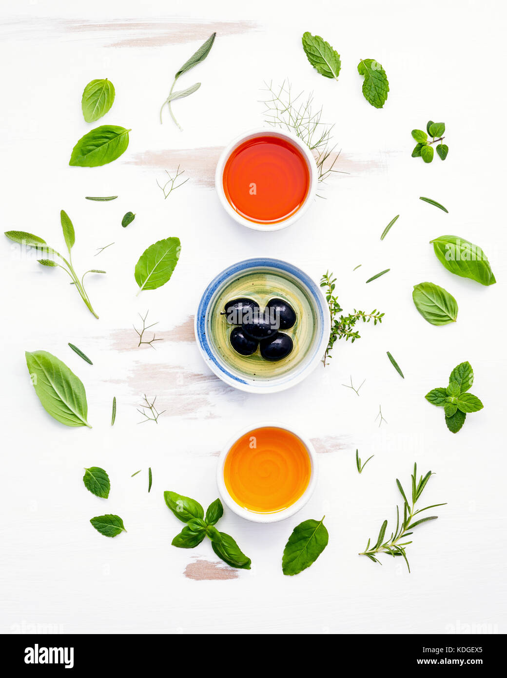 Different sorts of cooking oils. Olive oil flavored ,spice oils and