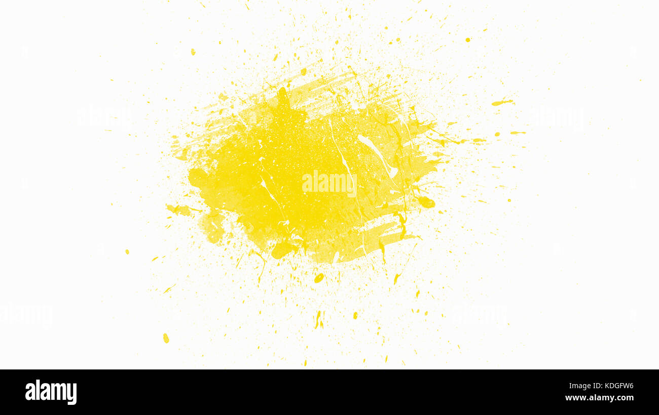 Yellow paint splatter hires stock photography and images Alamy