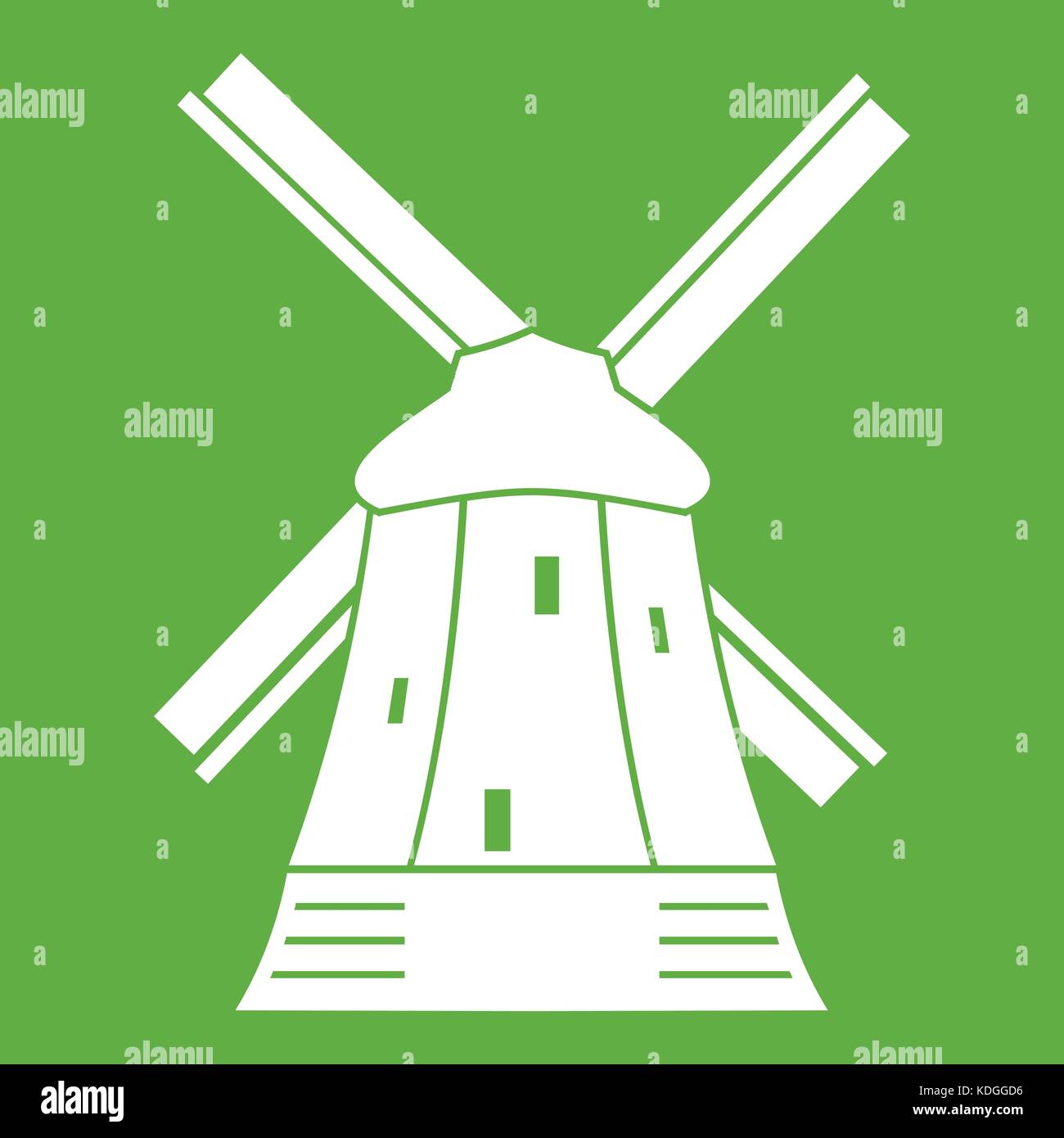 Mill icon green Stock Vector Image & Art - Alamy