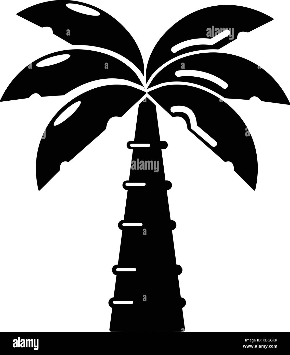 Palm icon, simple black style Stock Vector Image & Art - Alamy