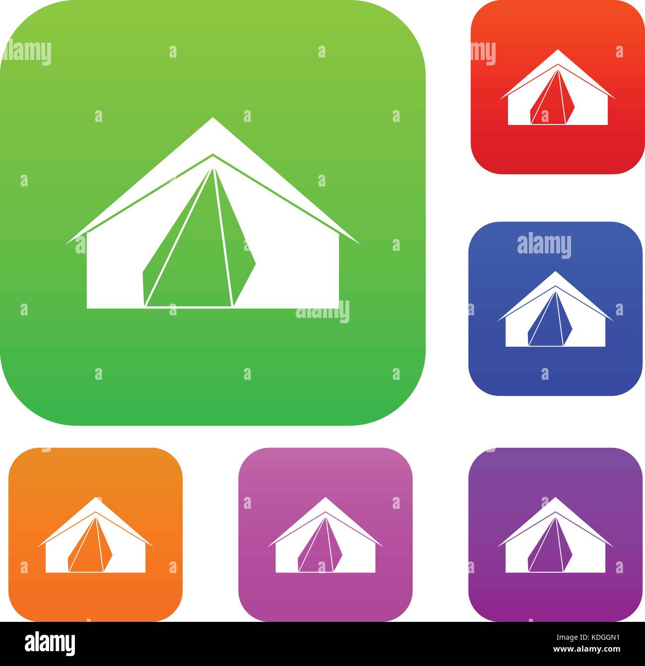 Open tent set color collection Stock Vector Image & Art - Alamy