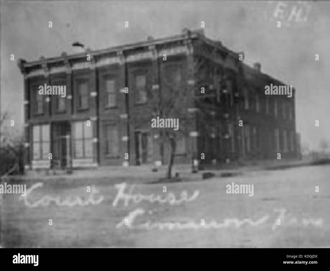 Old Gray County Courthouse Cimarron Kansas 1905 1909 Stock Photo Alamy
