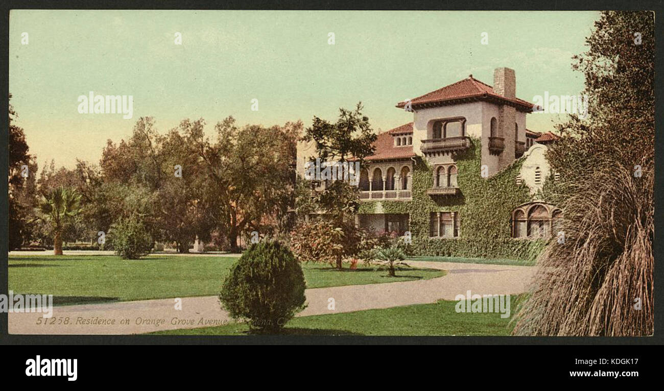 Residence on Orange Grove Avenue, Pasadena, California LCCN2008678113