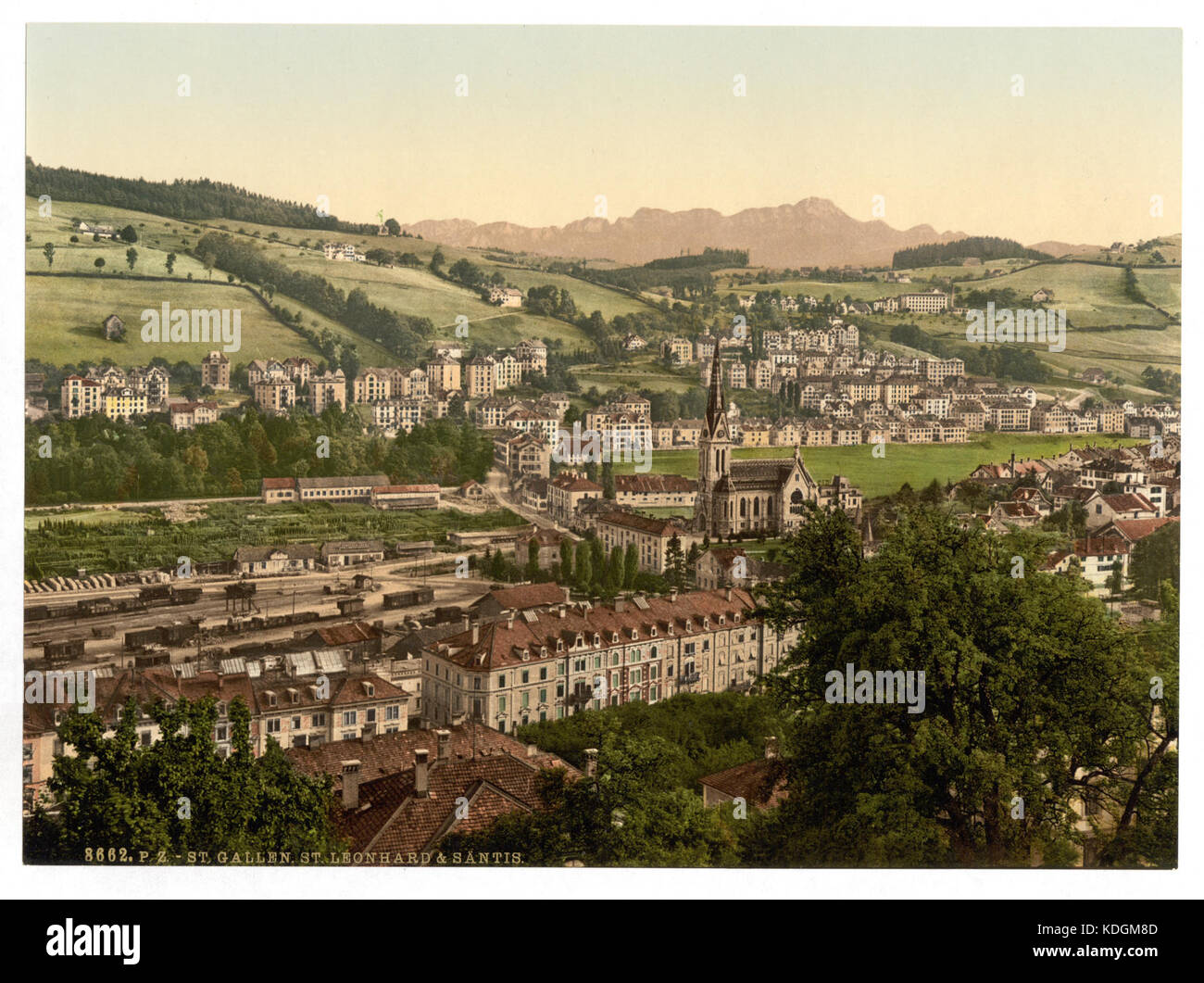 St. Leonard and the Santes, St. Gall, Switzerland LCCN2001703187 Stock Photo