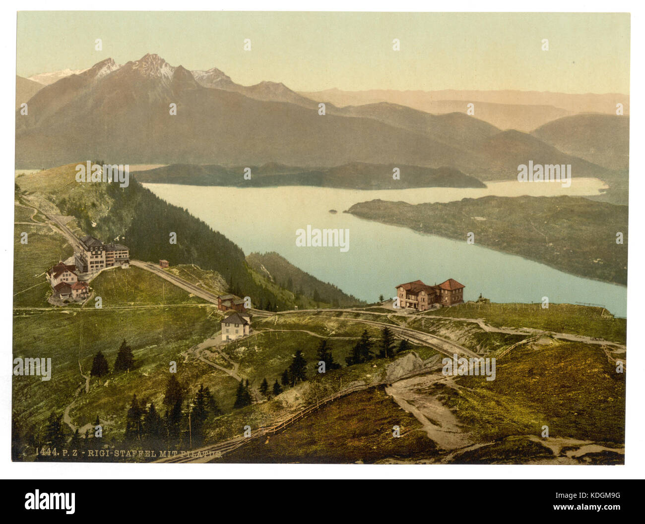 Staffel and Mount Pilatus, Rigi, Switzerland LCCN2001703177 Stock Photo