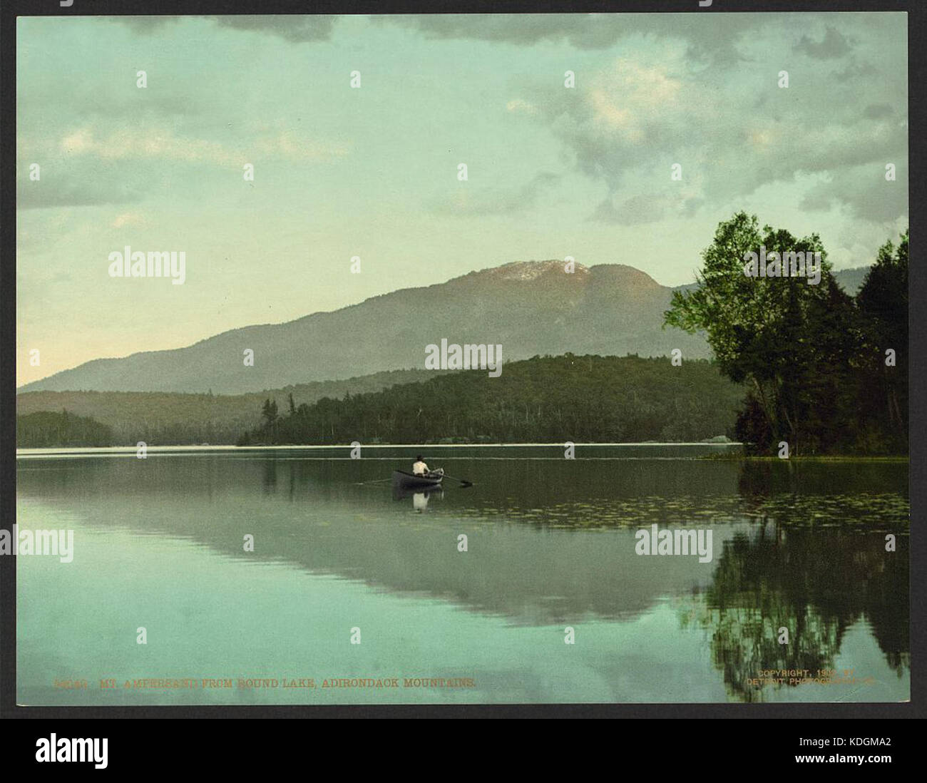 Mt. Ampersand from Round Lake, Adirondack Mountains LCCN2008679634 ...