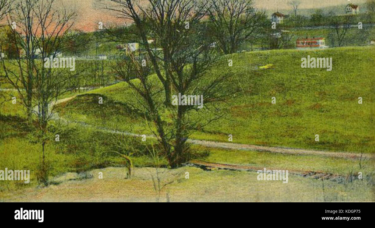 Postcard image of Yankee Dam Stock Photo