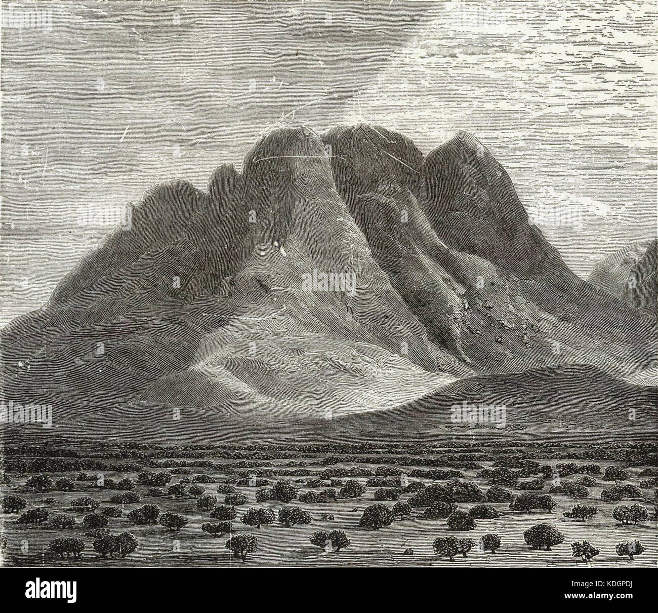 Jones, C.H.; Hamilton, T.H.; Williams, J.David. 1873. Mount Sinai Stock Photo