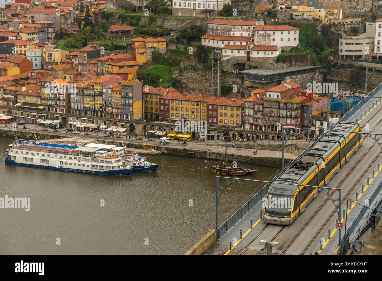 europe,portugal,porto,travel,trip,ocean,oporto,A capital do norte,city of bridges,suspended bridge,wine Stock Photo