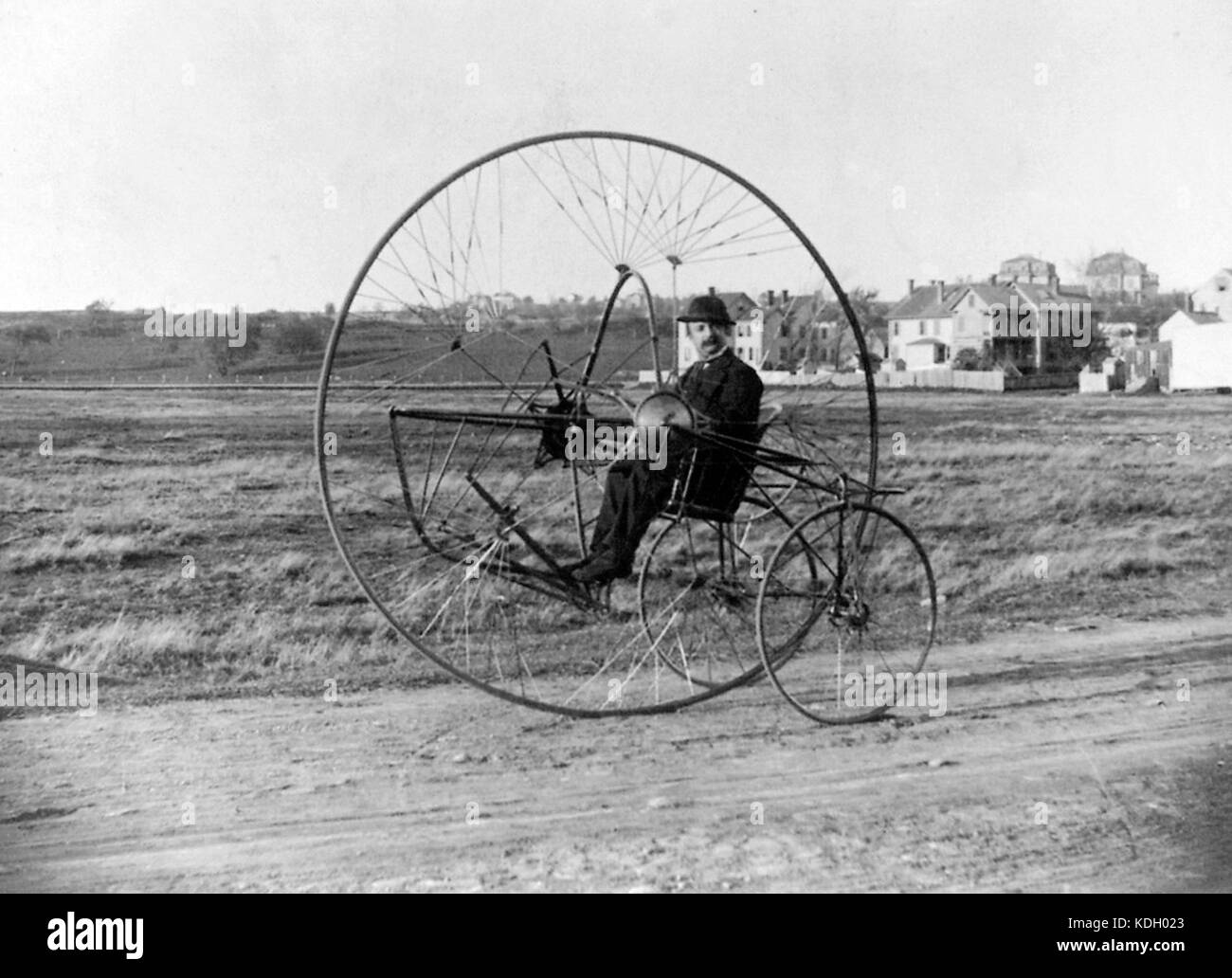 Oldreive's New Iron Horse tricycle, ca. 1882 Stock Photo Alamy