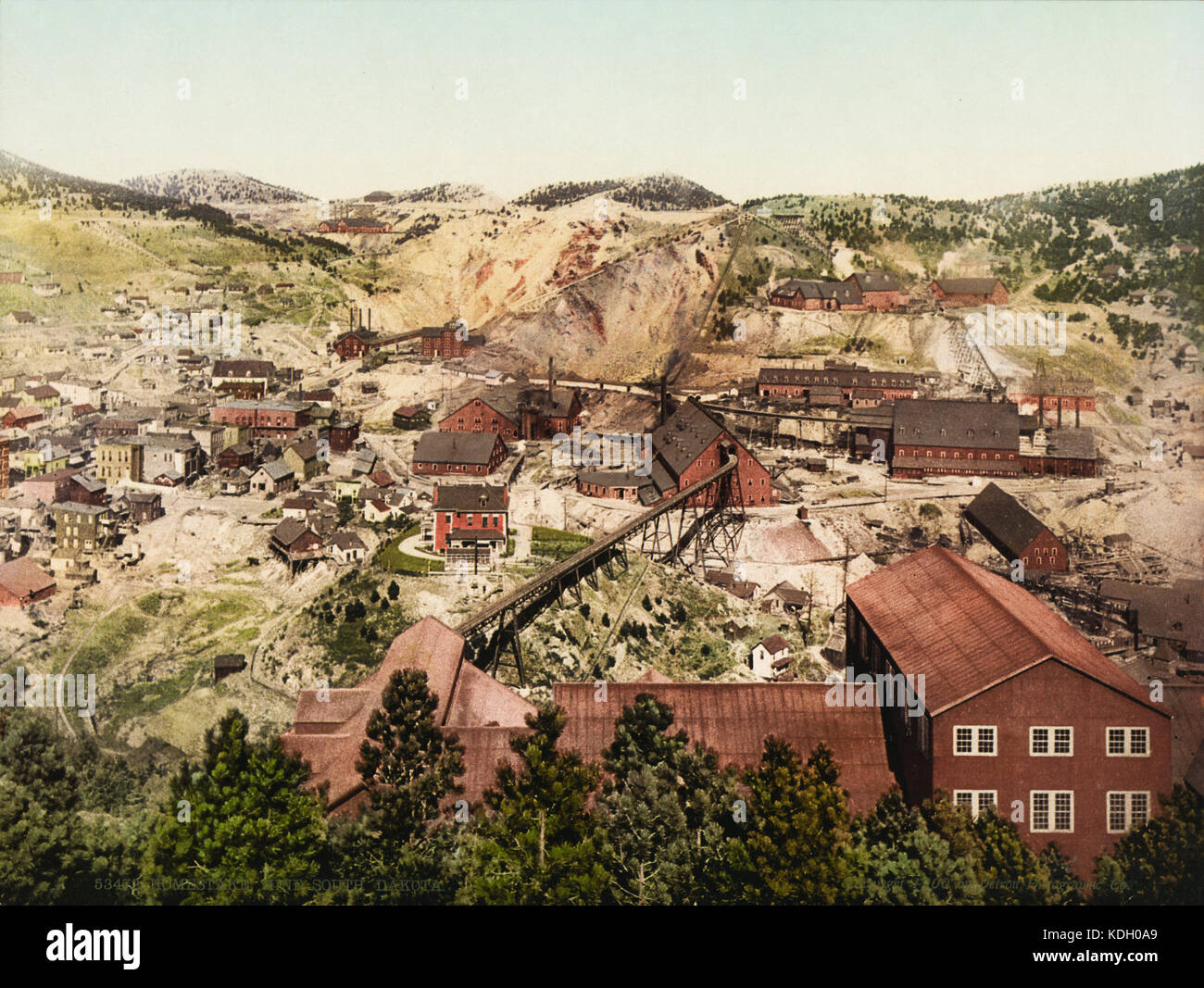 Homestake Mine, South Dakota, 1900 Stock Photo