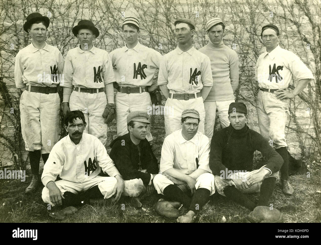 Kansas State Agricultural College baseball team, 1897 Stock Photo Alamy