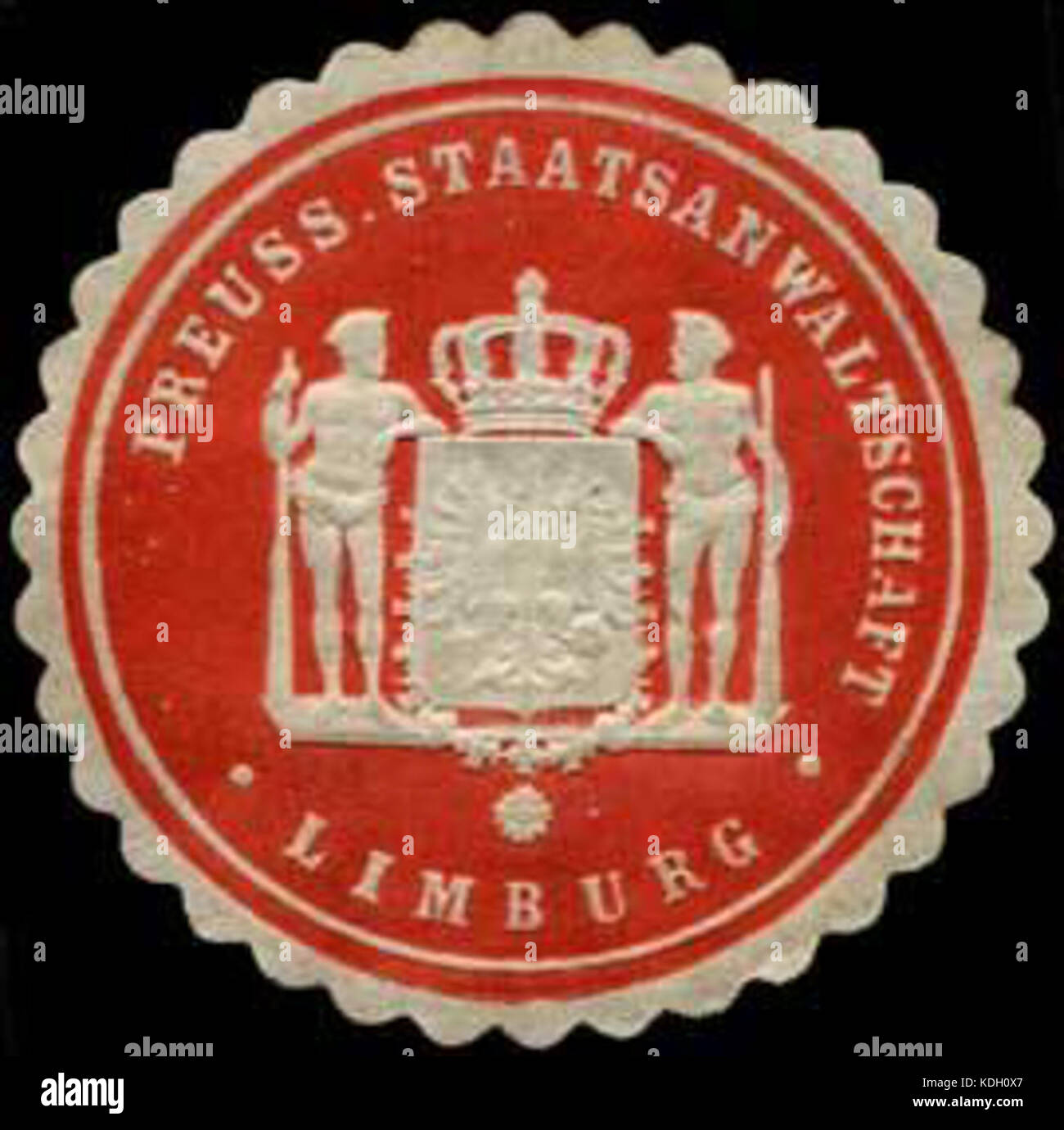 Siegelmarke Preussische Staatsanwaltschaft   Limburg W0240525 Stock Photo