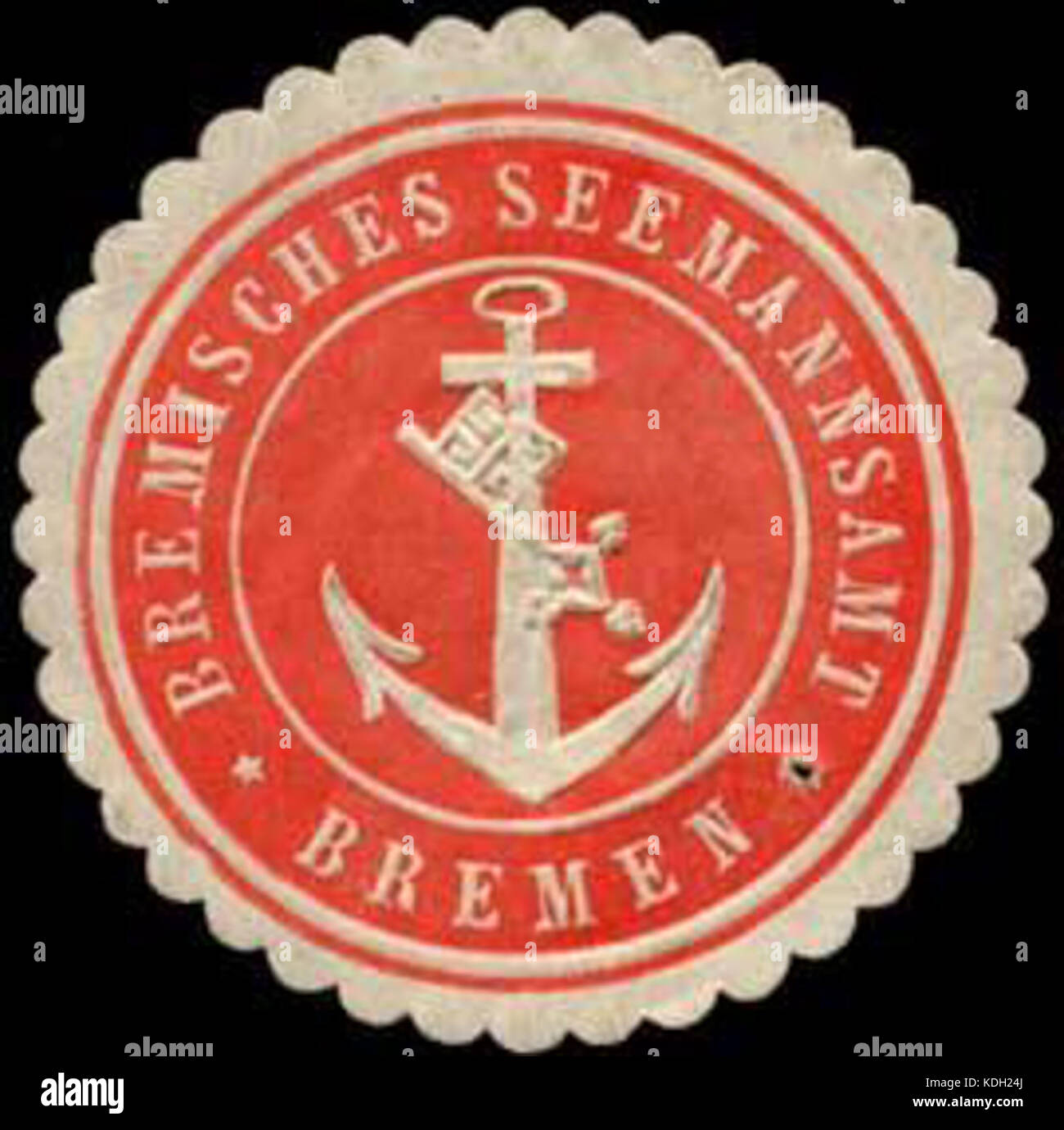 Siegelmarke Bremisches Seemannsamt   Bremen W0260584 Stock Photo