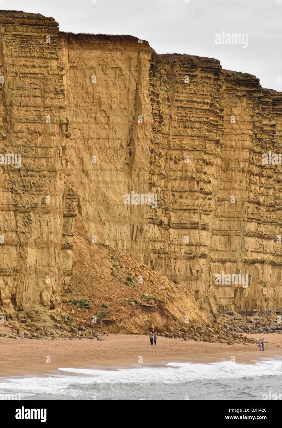 West Bay Cliffs Bridport Dorset England UK Stock Photo Alamy
