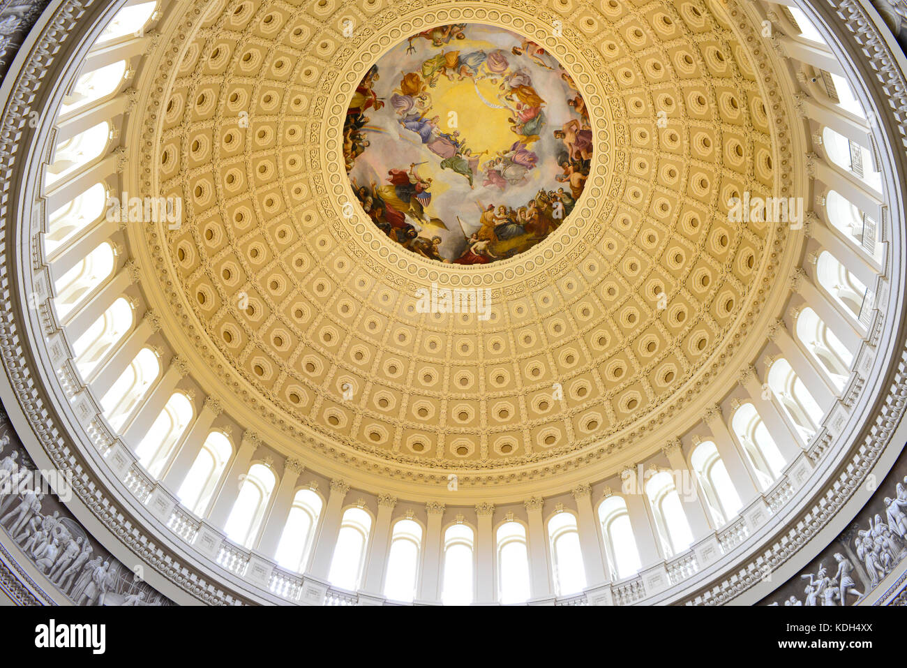 The Apotheosis Of Washington Is The Fresco Painted In The