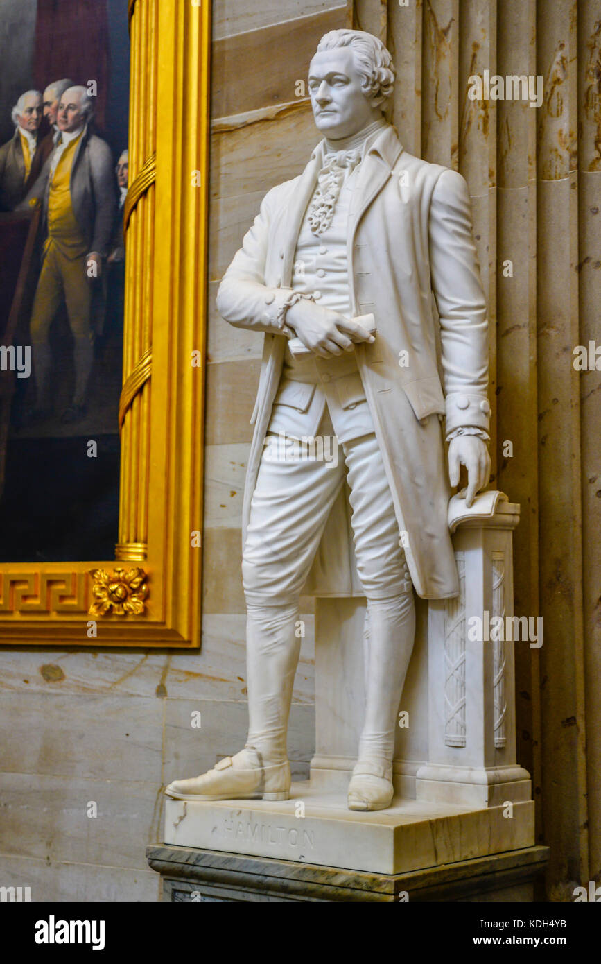 Washington dc statue alexander hamilton hi res stock photography and images Alamy