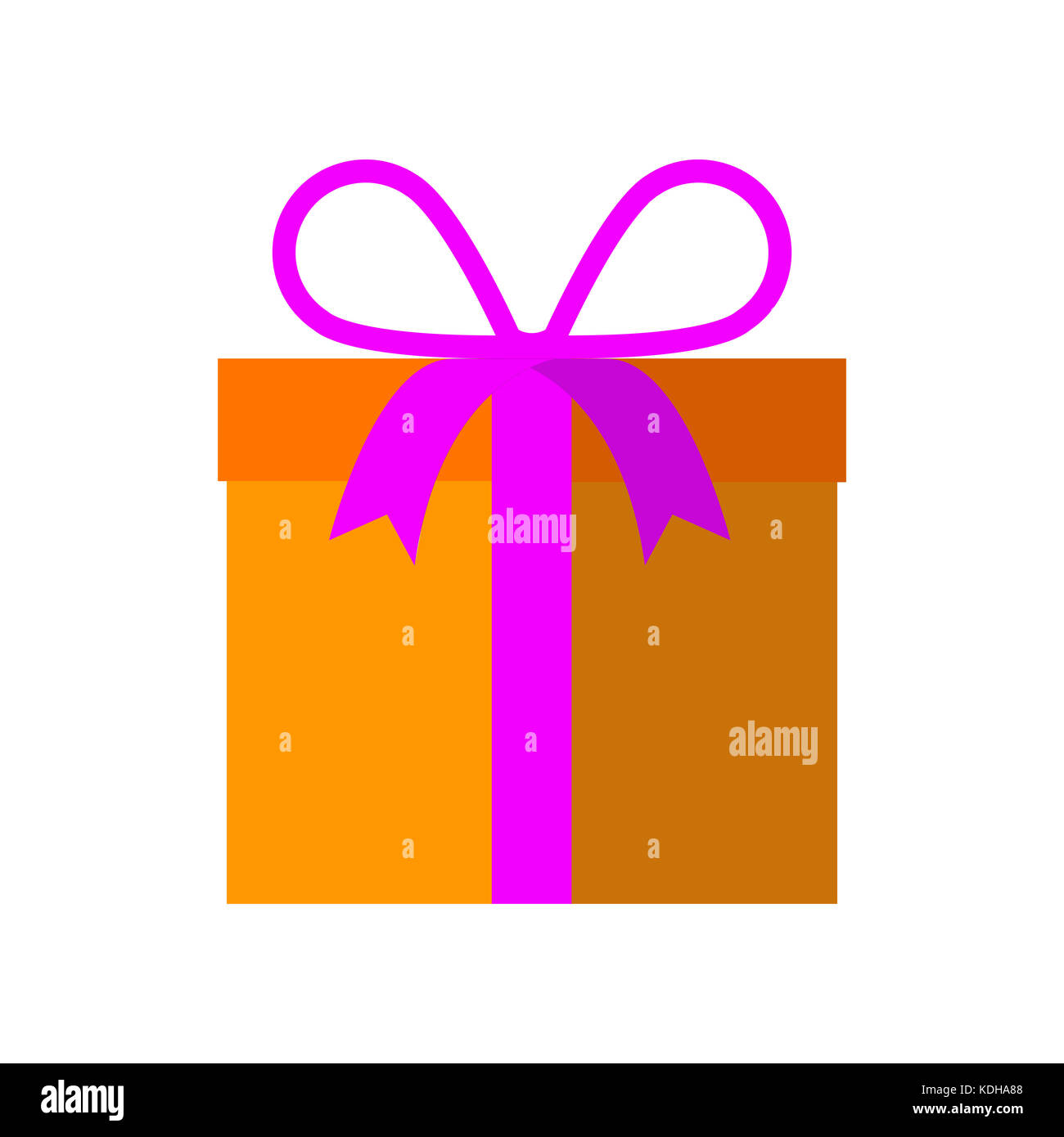 Gift Box Ribbon Wrapped Stock Photo Alamy
