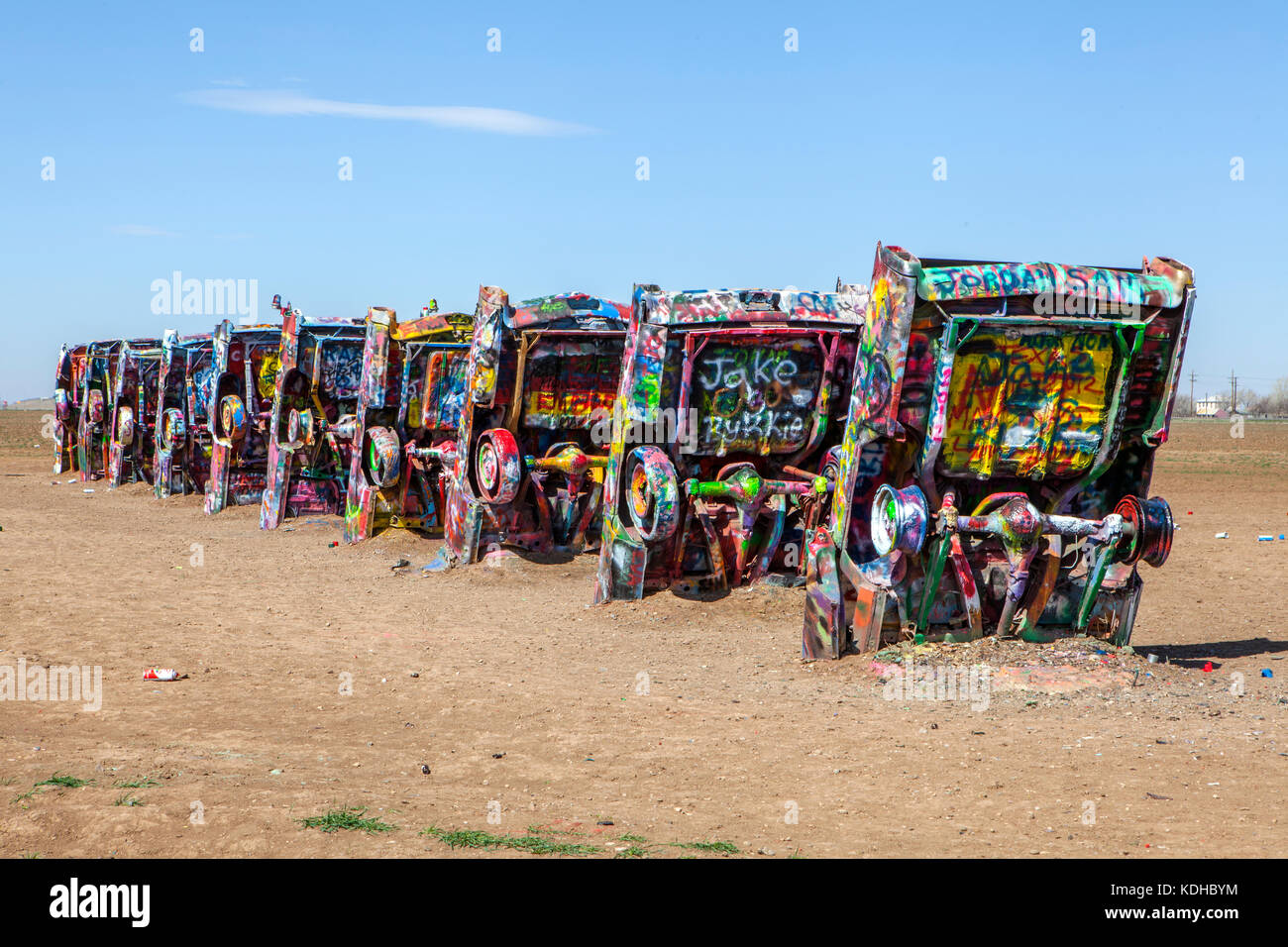 Cadillac Ranch, Amarillo, Texas Stock Photo Alamy