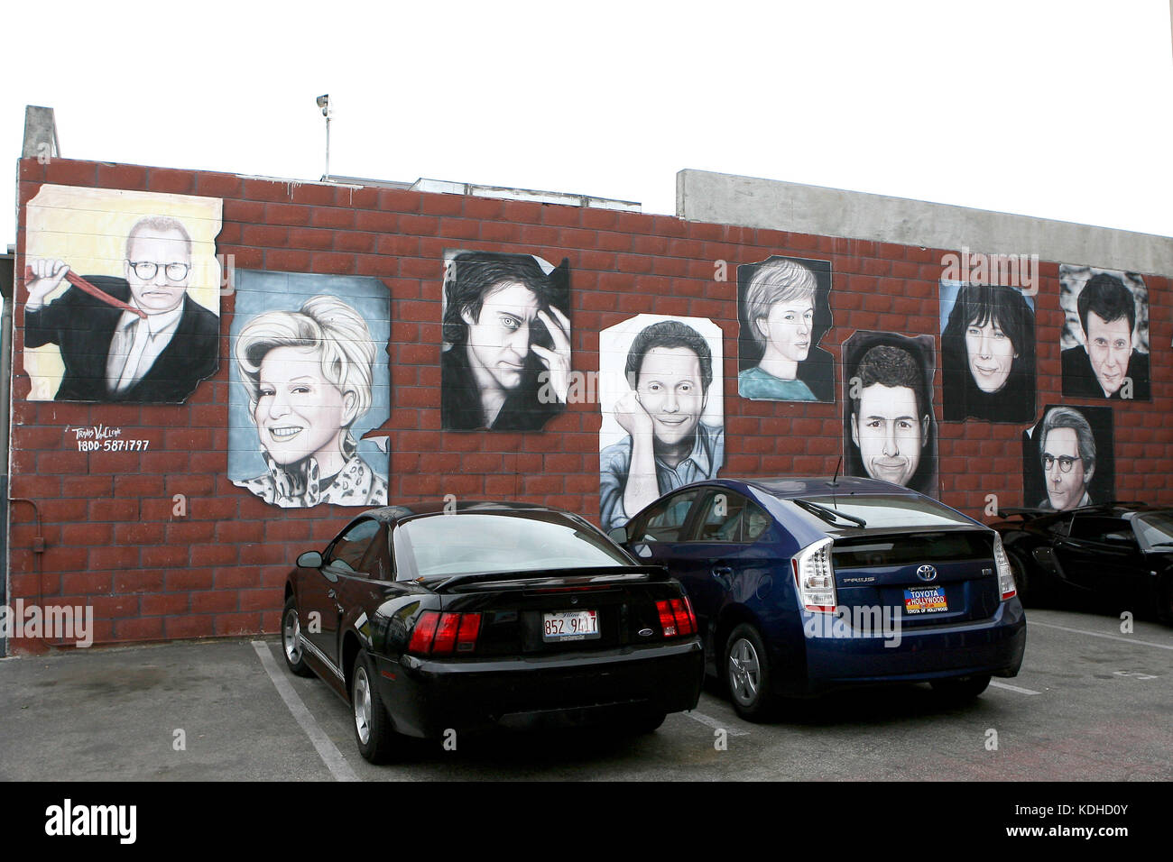 Los Angeles, 05/12/2009 Los Angeles murals LA Improv Theatre mural