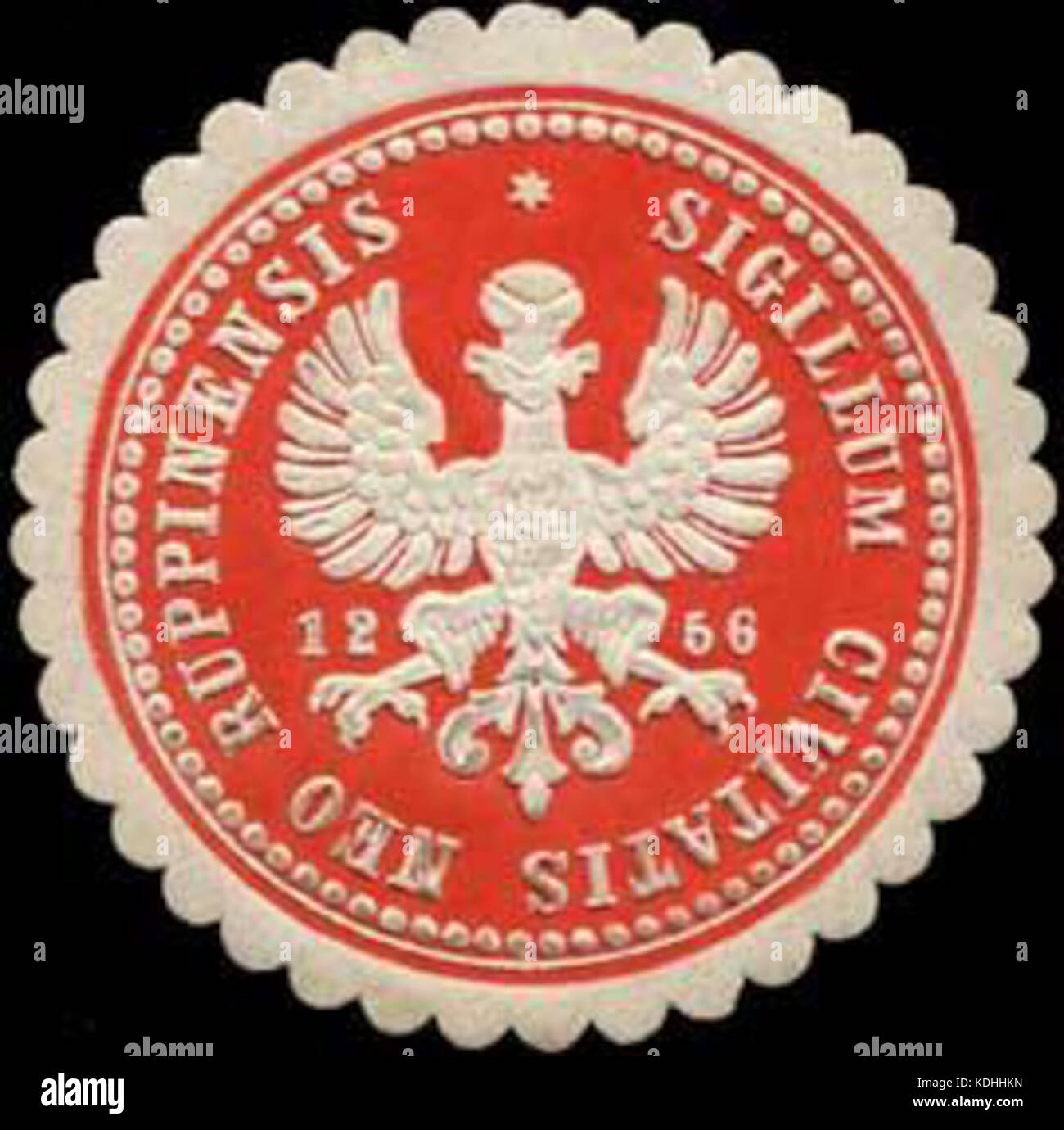 Siegelmarke Sigillum Civitatis Neo Ruppinensis W0313653 Stock Photo Alamy