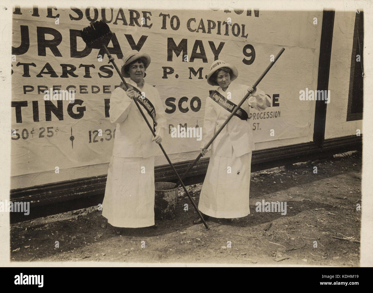 Members of the womens social and political union hi-res stock ...