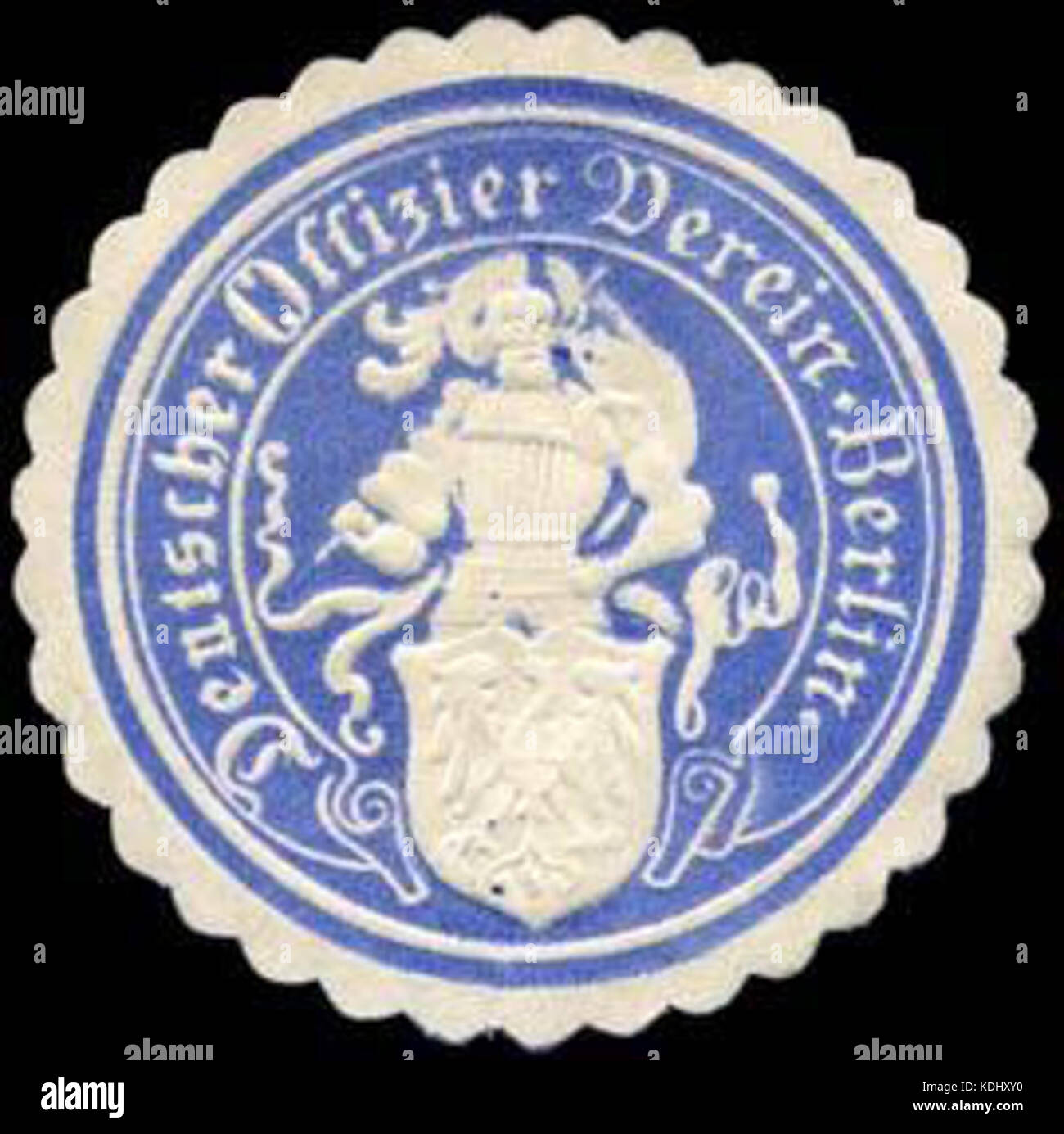 Siegelmarke Deutscher Offizier Verein Berlin W0217578 Stock Photo Alamy