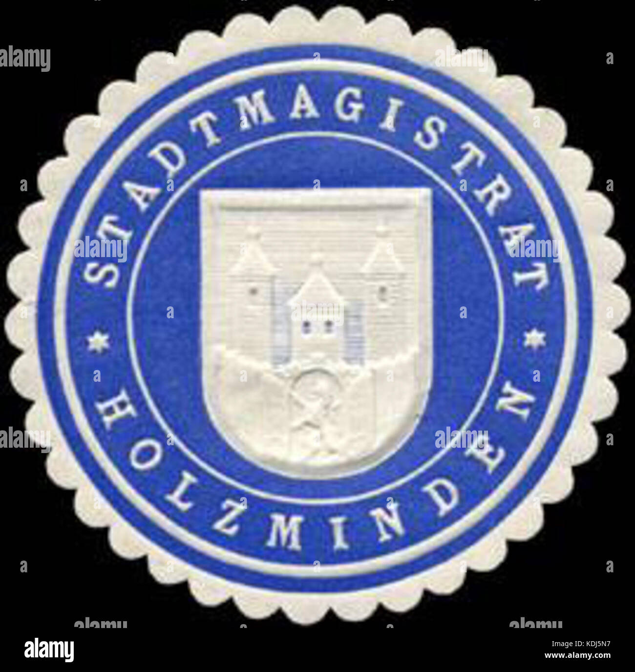 Siegelmarke Stadtmagistrat   Holzminden W0226360 Stock Photo