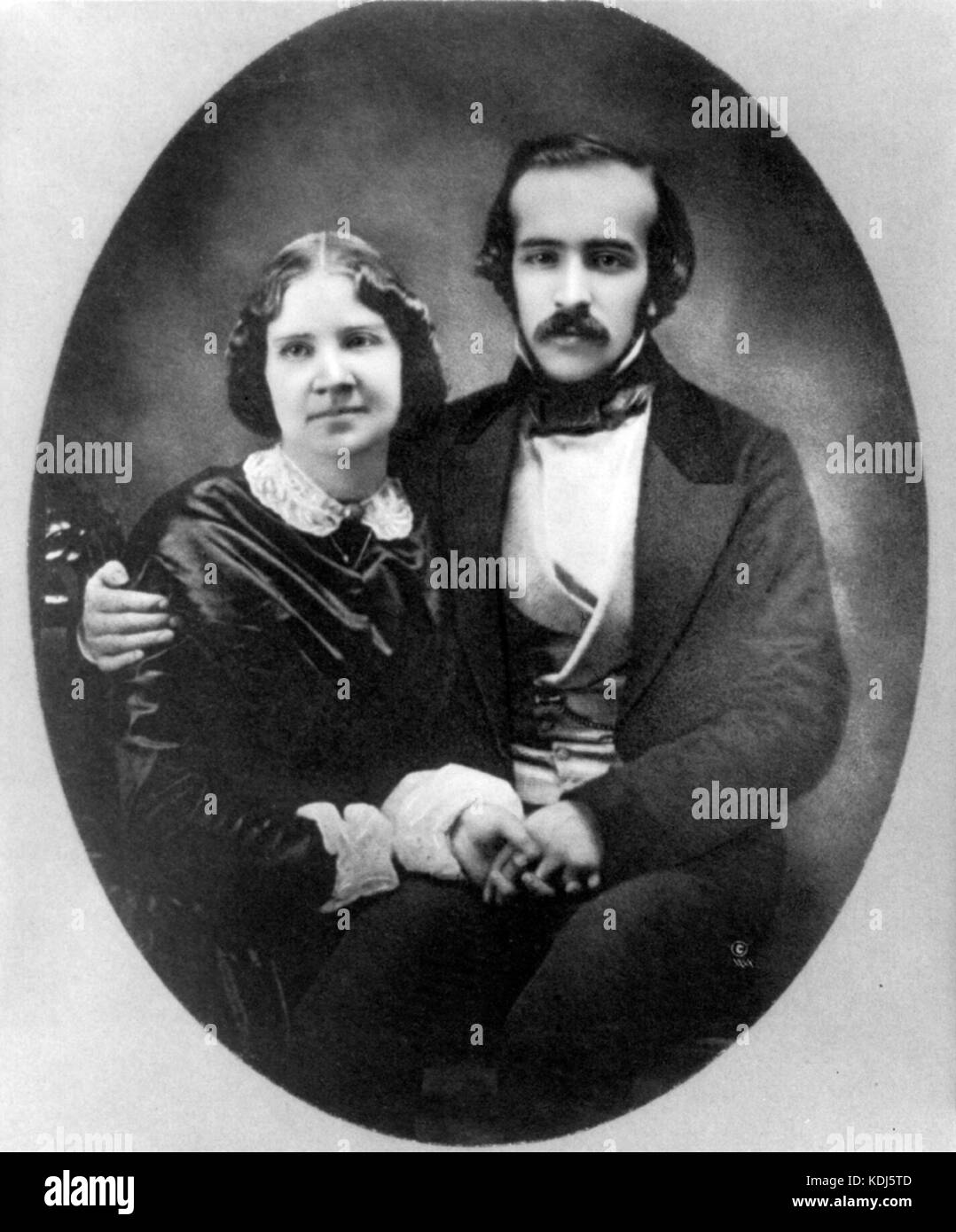 Jenny Lind and Otto Goldschmidt cph.3a48920 Stock Photo Alamy