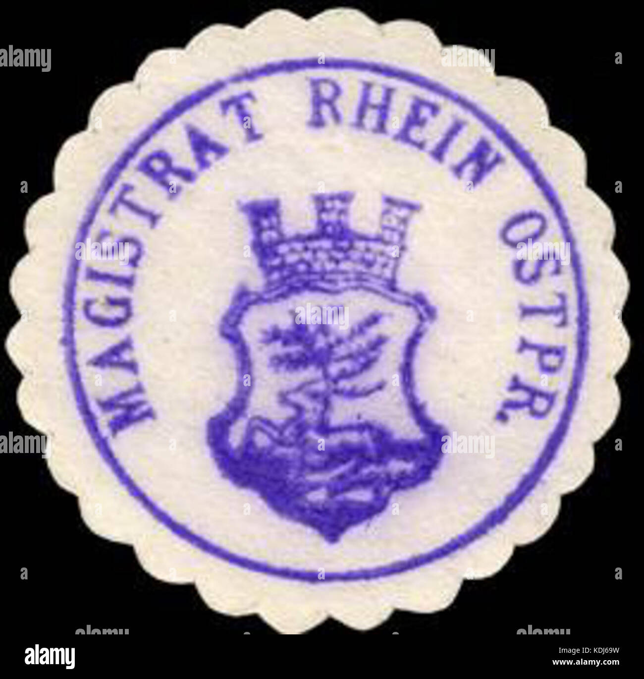 Siegelmarke Magistrat Rhein   Ostpreussen W0229382 Stock Photo