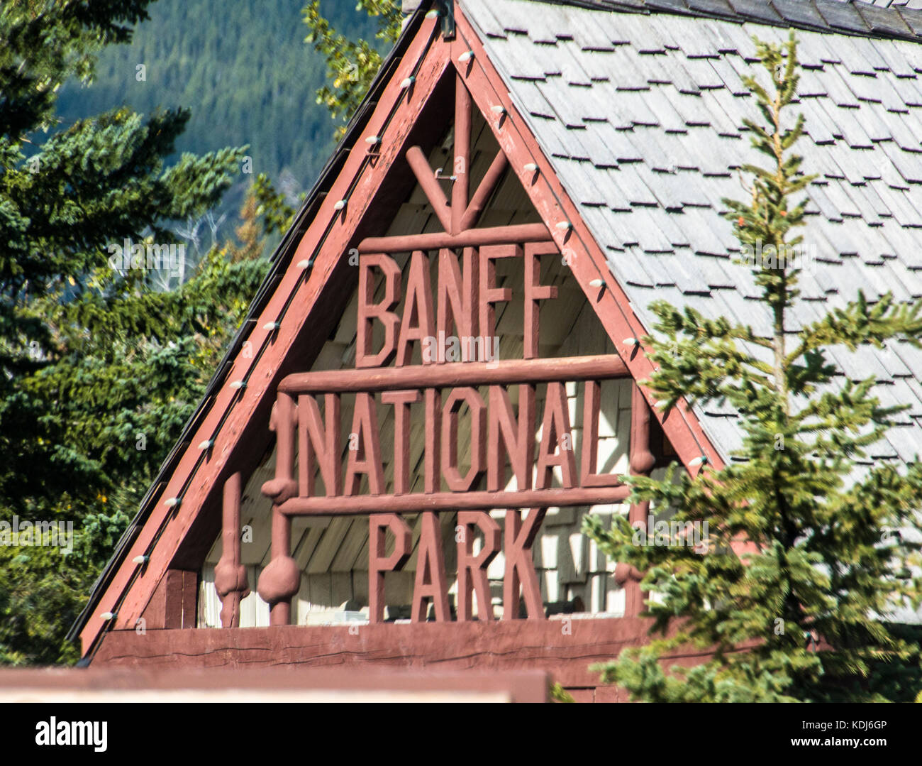 Alberta, Canada September 2015 The rustic Banff National Park