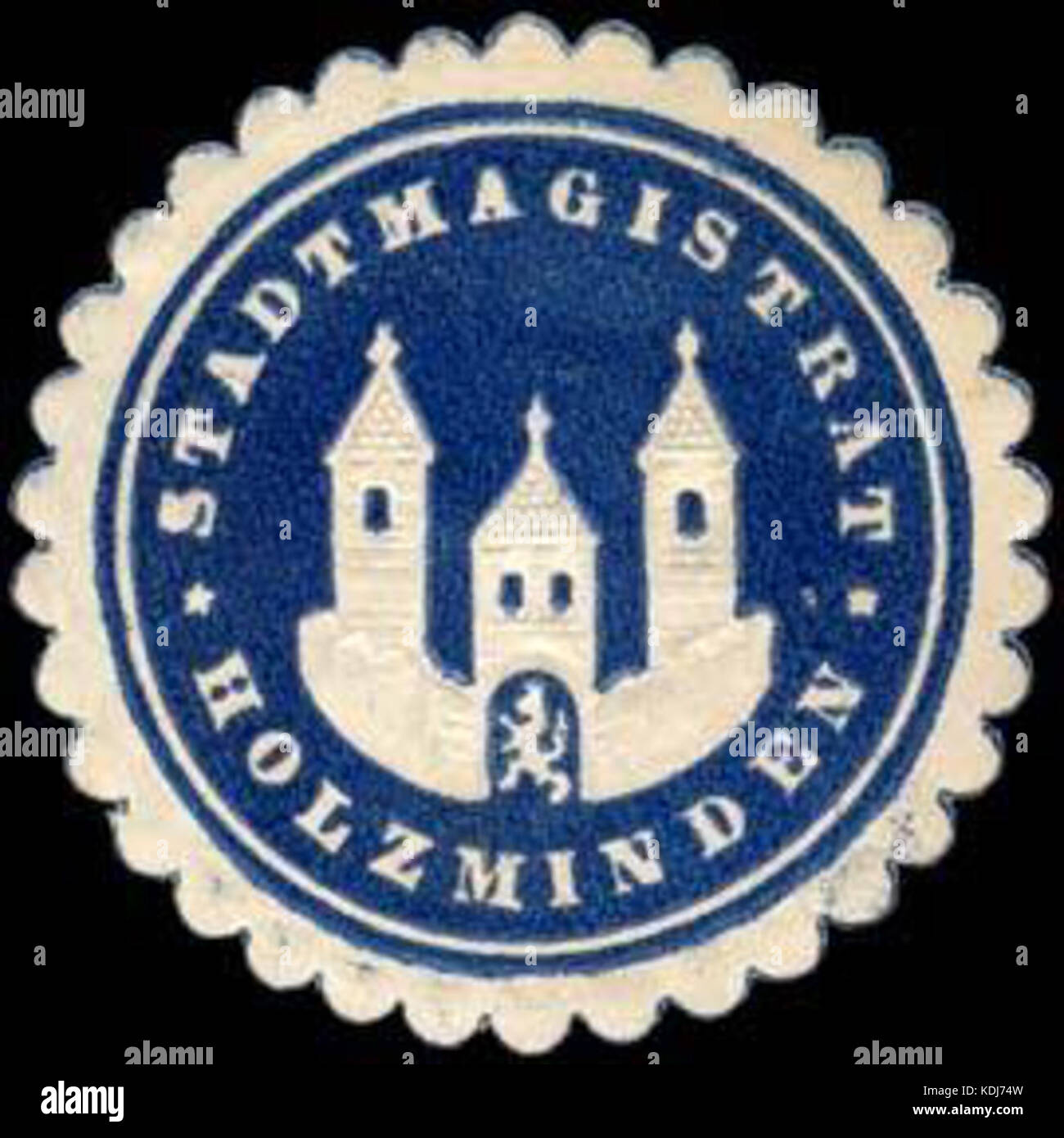Siegelmarke Stadtmagistrat   Holzminden W0235619 Stock Photo