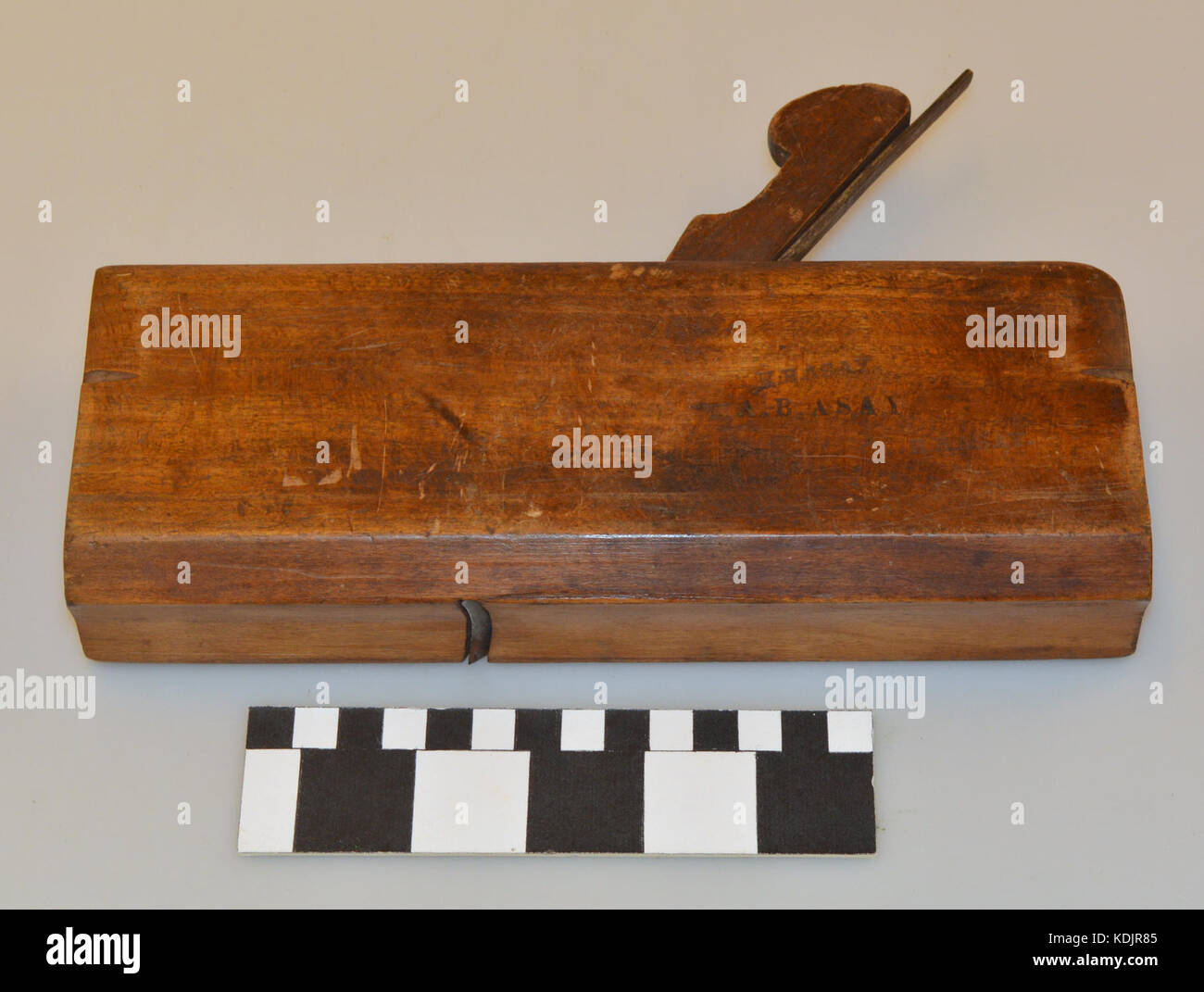 Hollow Molding Plane Made by James F. Donaldson Stock Photo