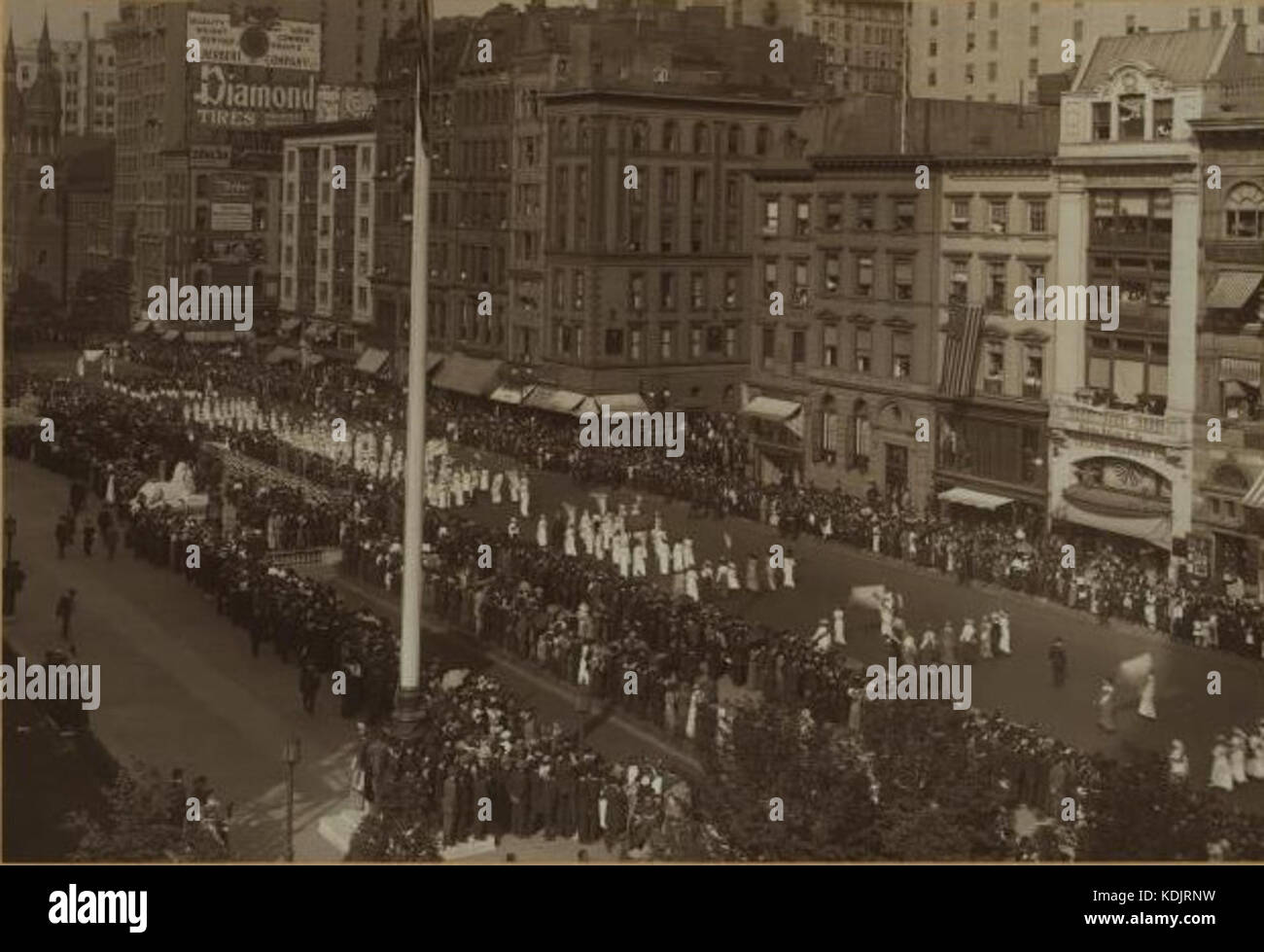 Municipal events   Suffragette Parade Stock Photo